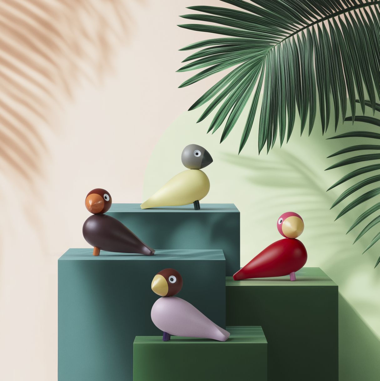 Year Bird Bella 2025 H12.5 cm beige/grau Kay Bojesen