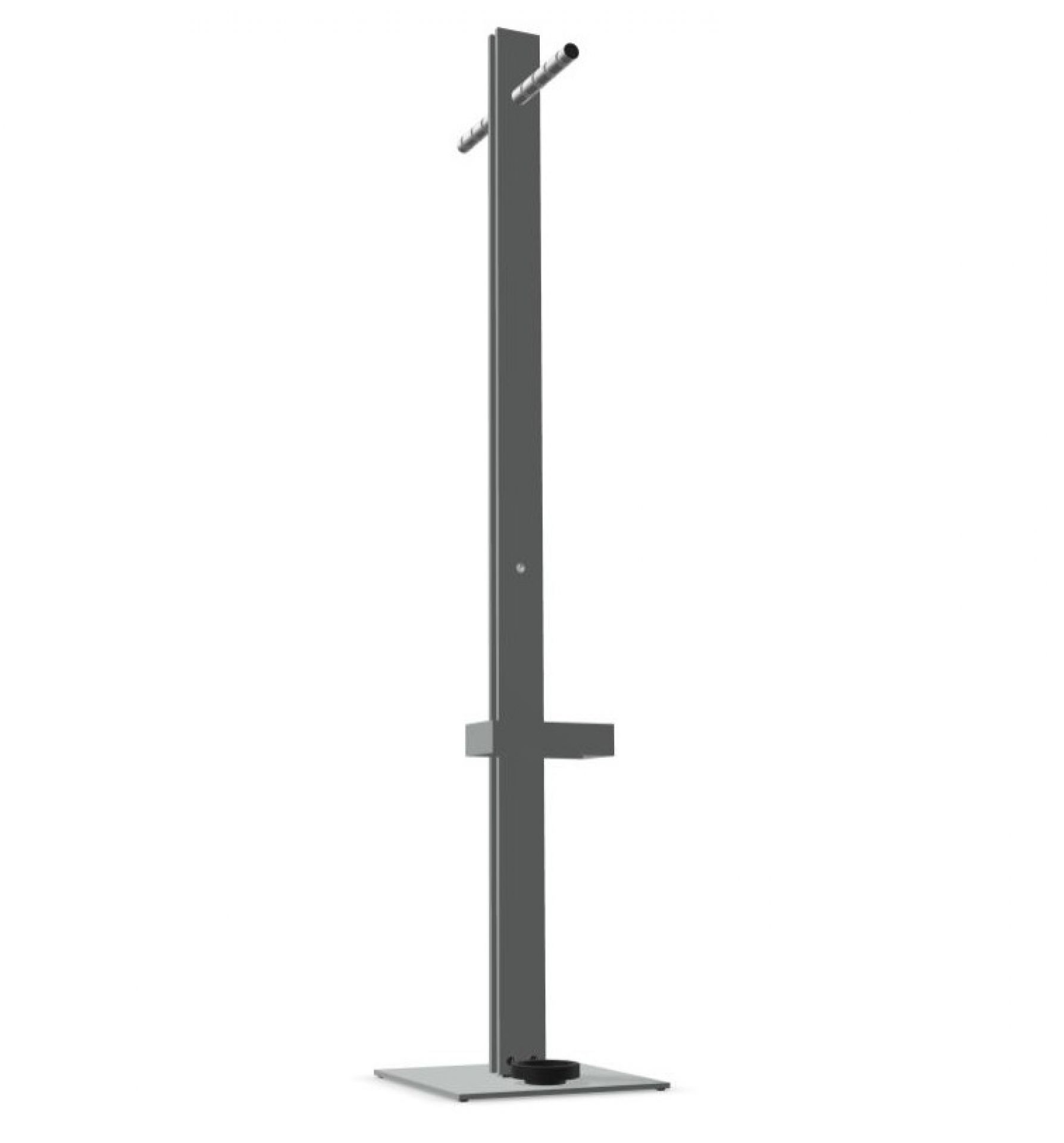 Standfree P Garderobenständer mit Schirmständer von Cascando, moderner Garderobenständer für Büro und Zuhause.