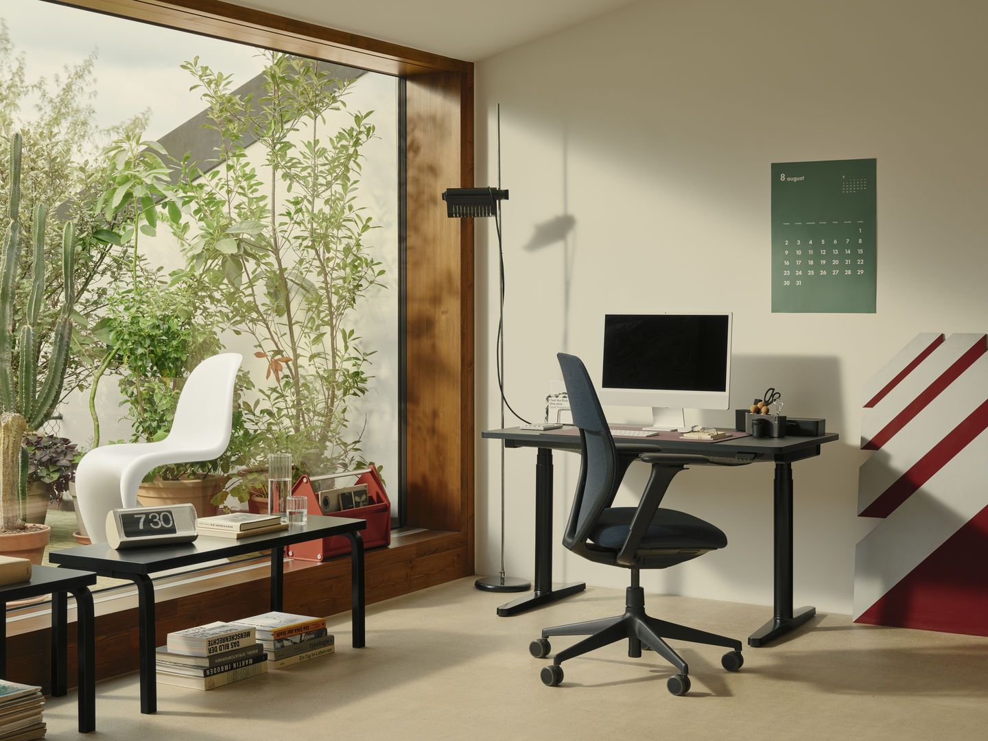 Tyde 2 Steh-/ Sitztisch Home Desk Schreibtisch Vitra