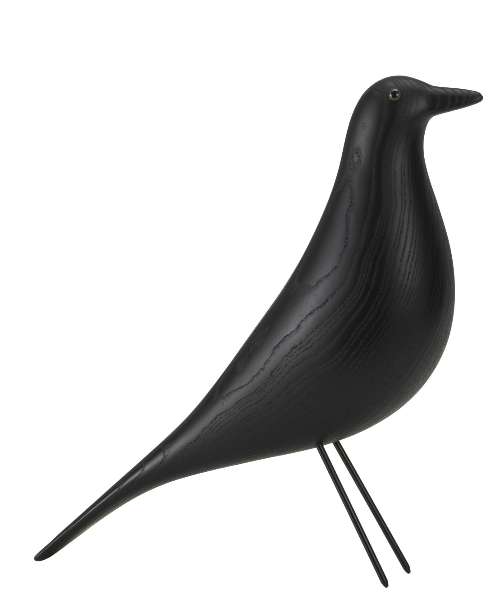 Eames House Bird Skulptur Esche schwarz Vitra 