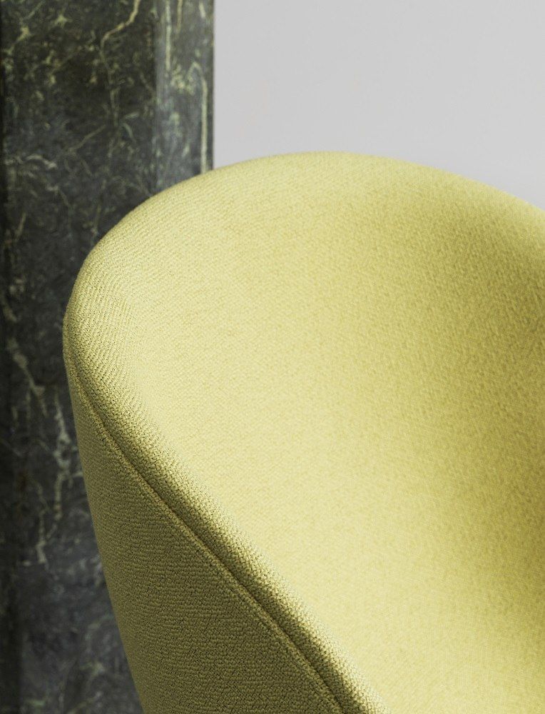 Hyg Lounge Chair High Swivel Sessel mit Drehgestell Normann Copenhagen