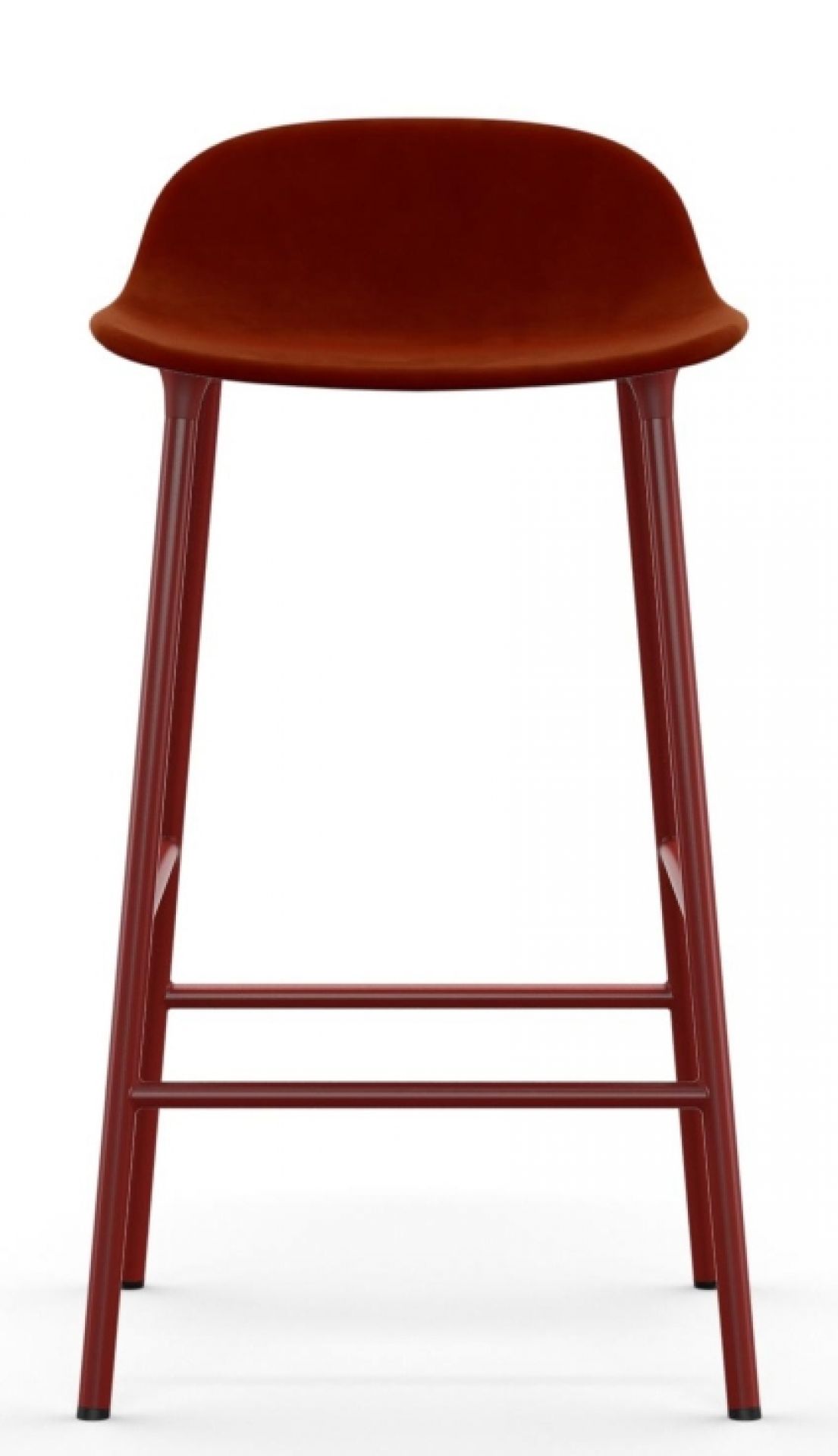 Form Barstool Barhocker H 65 cm Stahl Gepolstert Normann Copenhagen