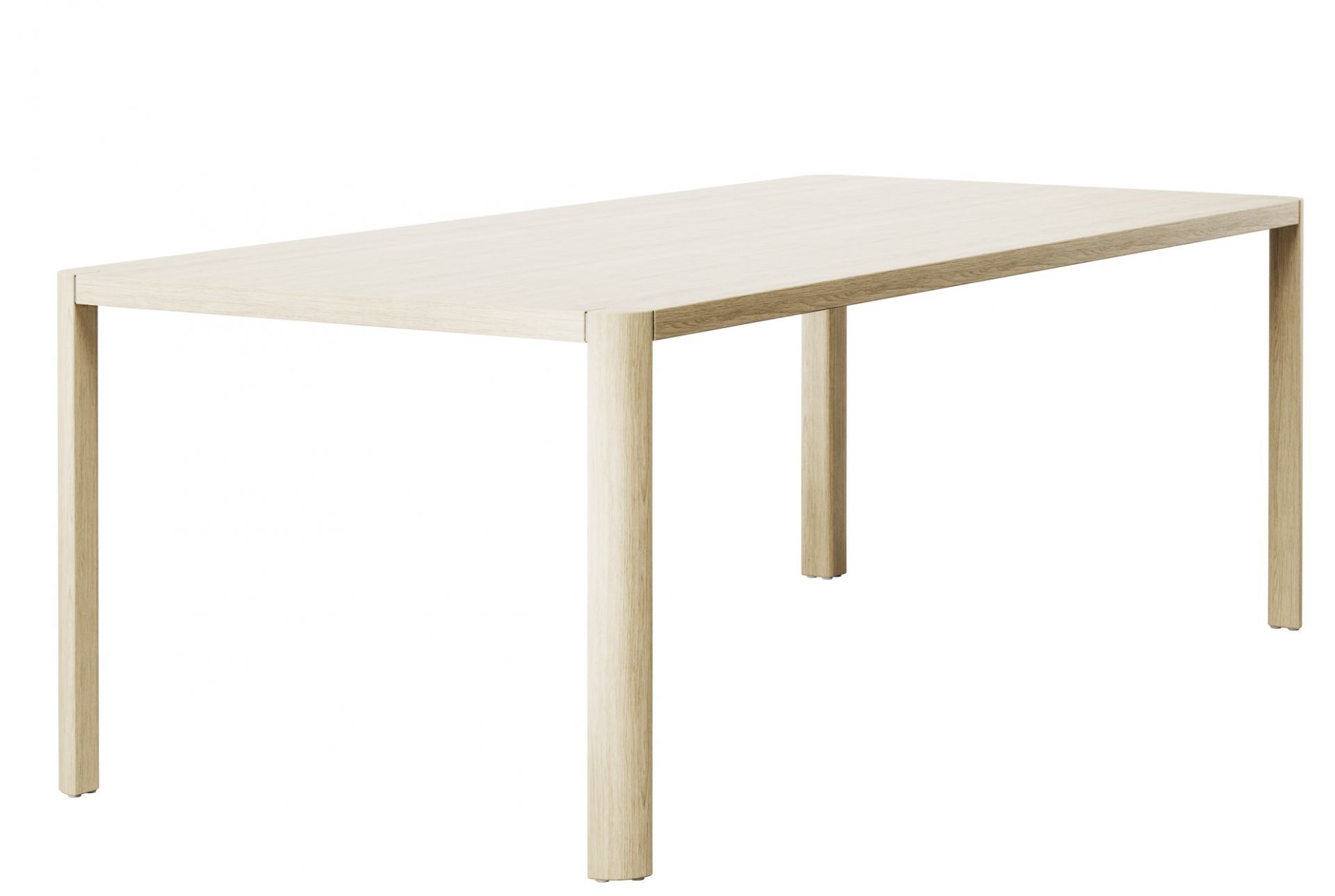 Heller Holz Esstisch, Modell 1140 von Thonet, rechteckig, minimalistisches Design für Esszimmer und Küche.