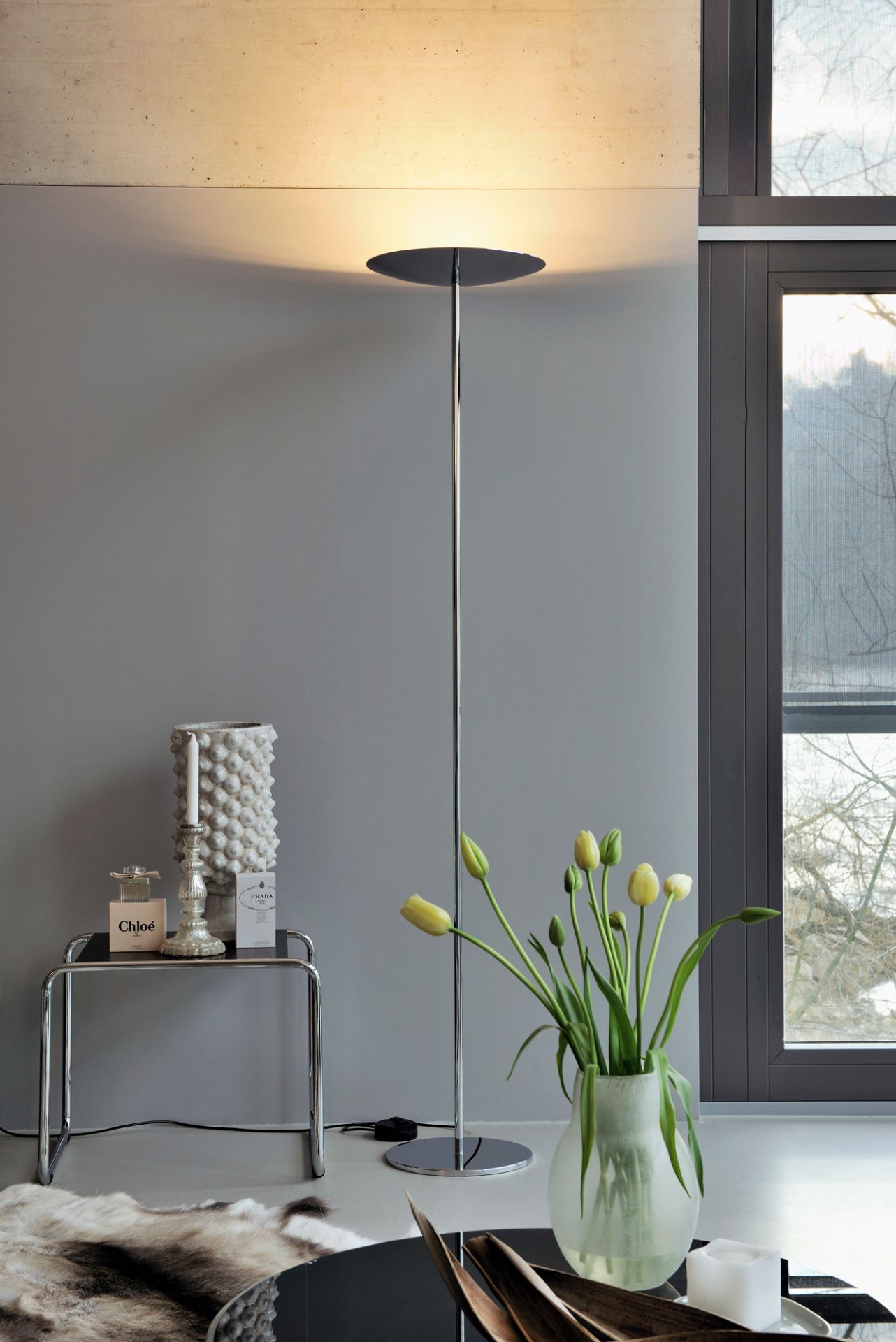 Classic LED Stehleuchte Belux Schwarz