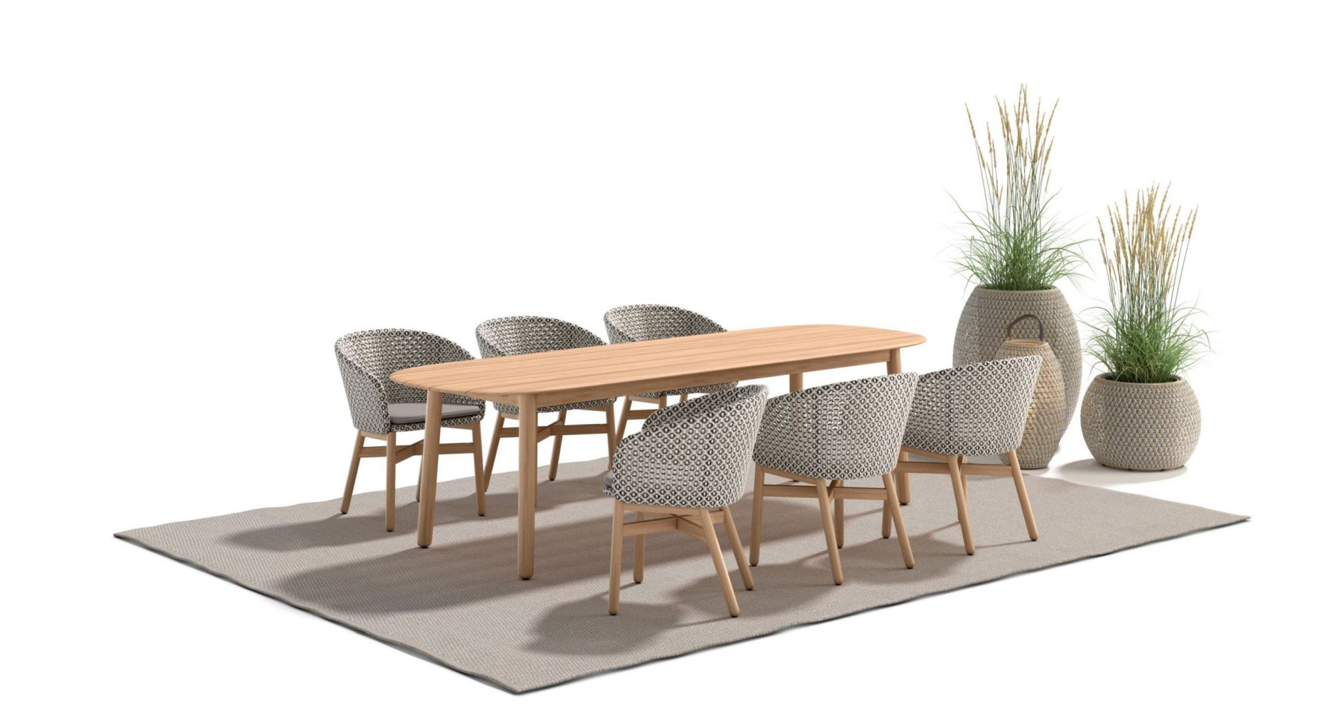 Mbrace Dining Setting 02 Dedon DEDON Mbrace Dining 02