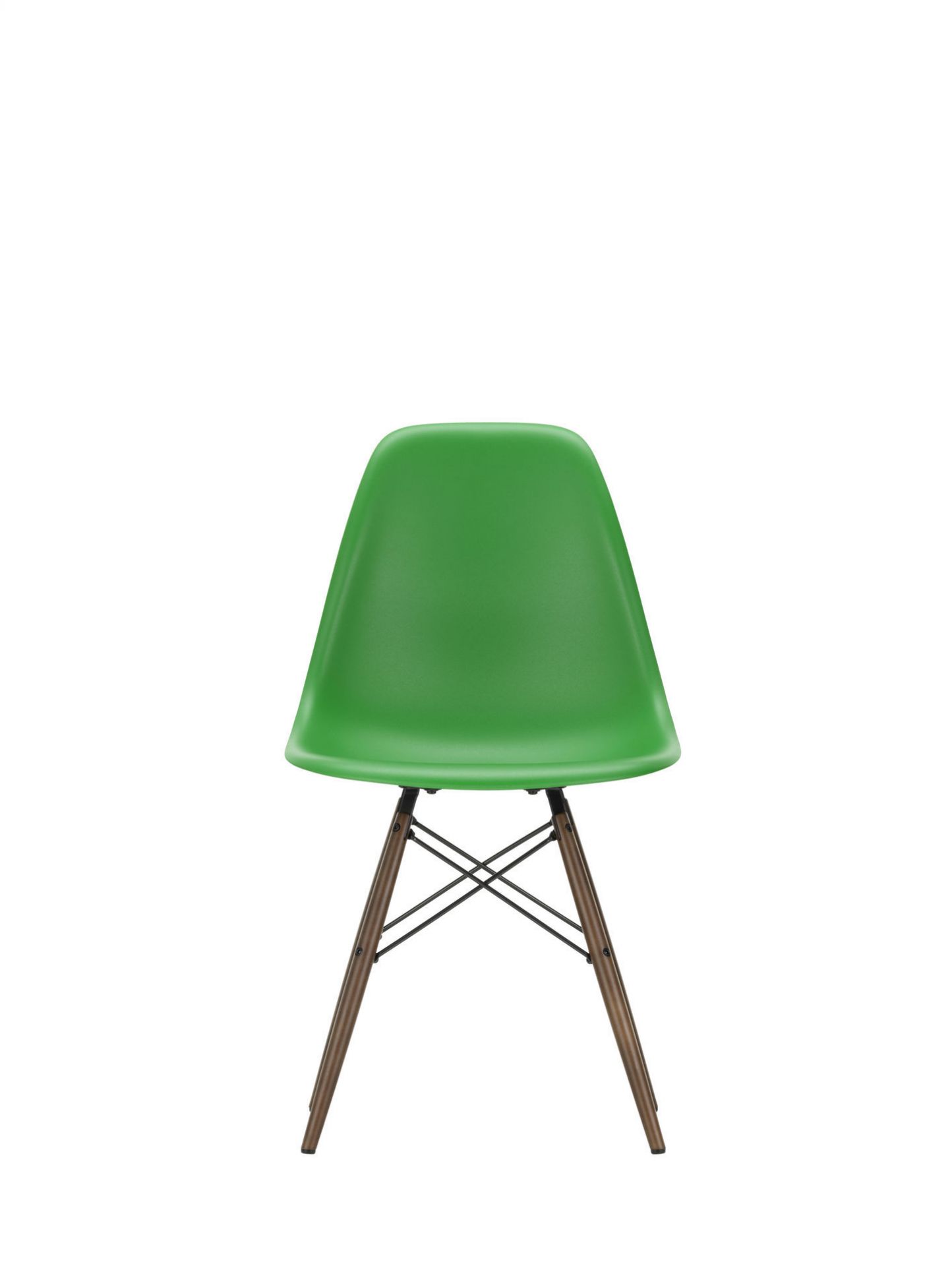 Eames Plastic Side Chair DSW Stuhl Vitra Ahorn gelblich-Zartrosa