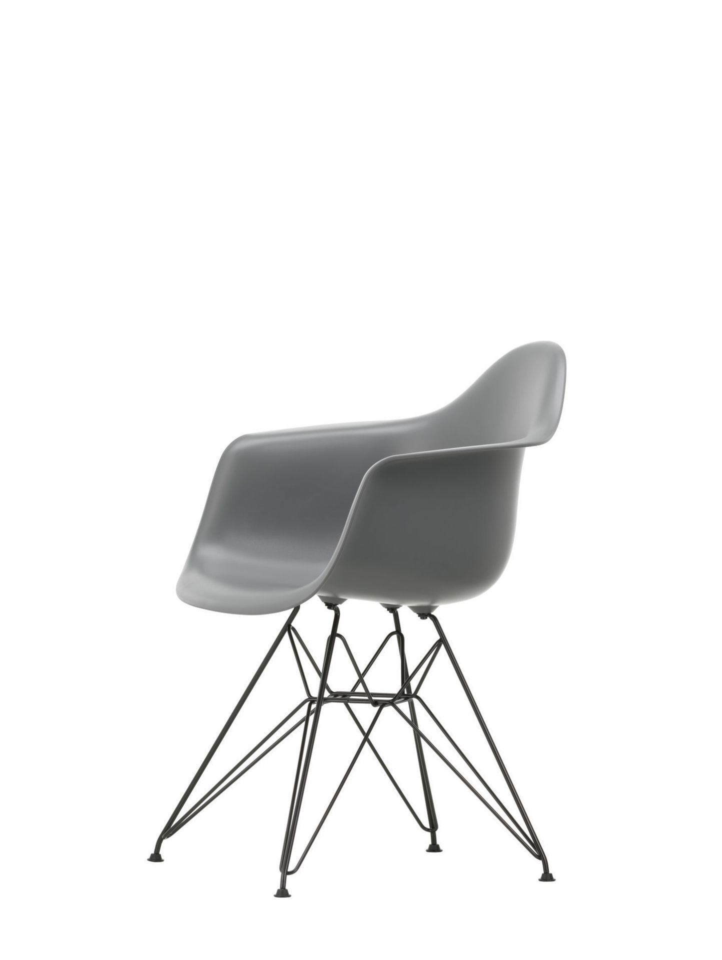 Eames Plastic Arm Chair DAR Stuhl Vitra Verchromt - Sunlight