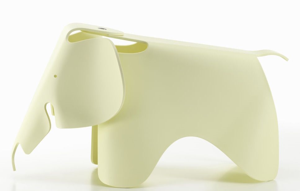 Eames Elephant Hocker RE Vitra Kanariengelb