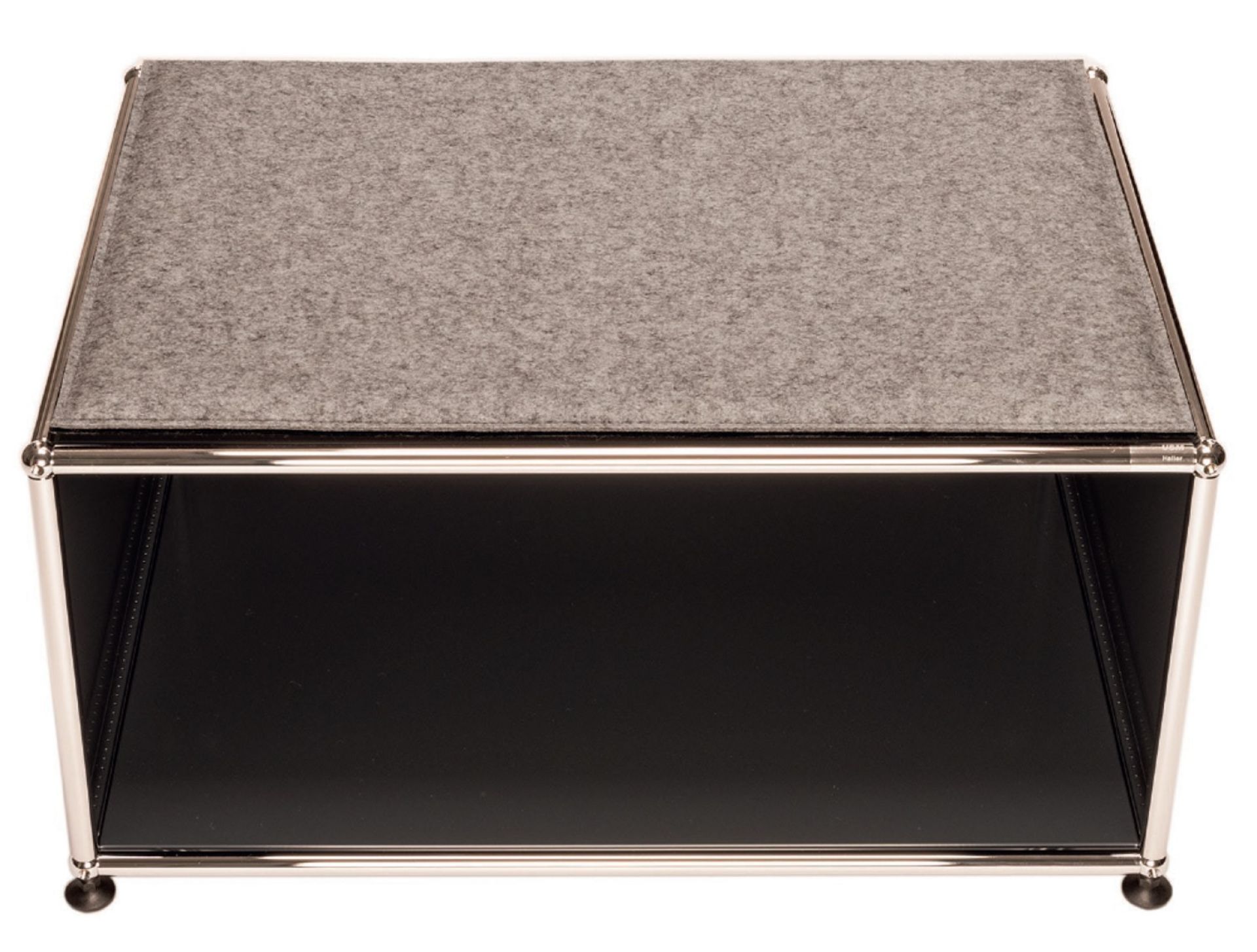 Graues Sitzkissen "Parkhaus Berlin" für USM Haller Möbel, 73,5 x 48,5 cm, komfortable Sitzauflage.