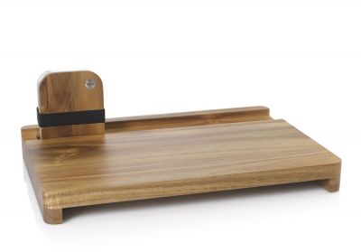 AdHoc Cotto Schneidbrett mit Lunchbox aus Holz, ideal für unterwegs und Picknick.