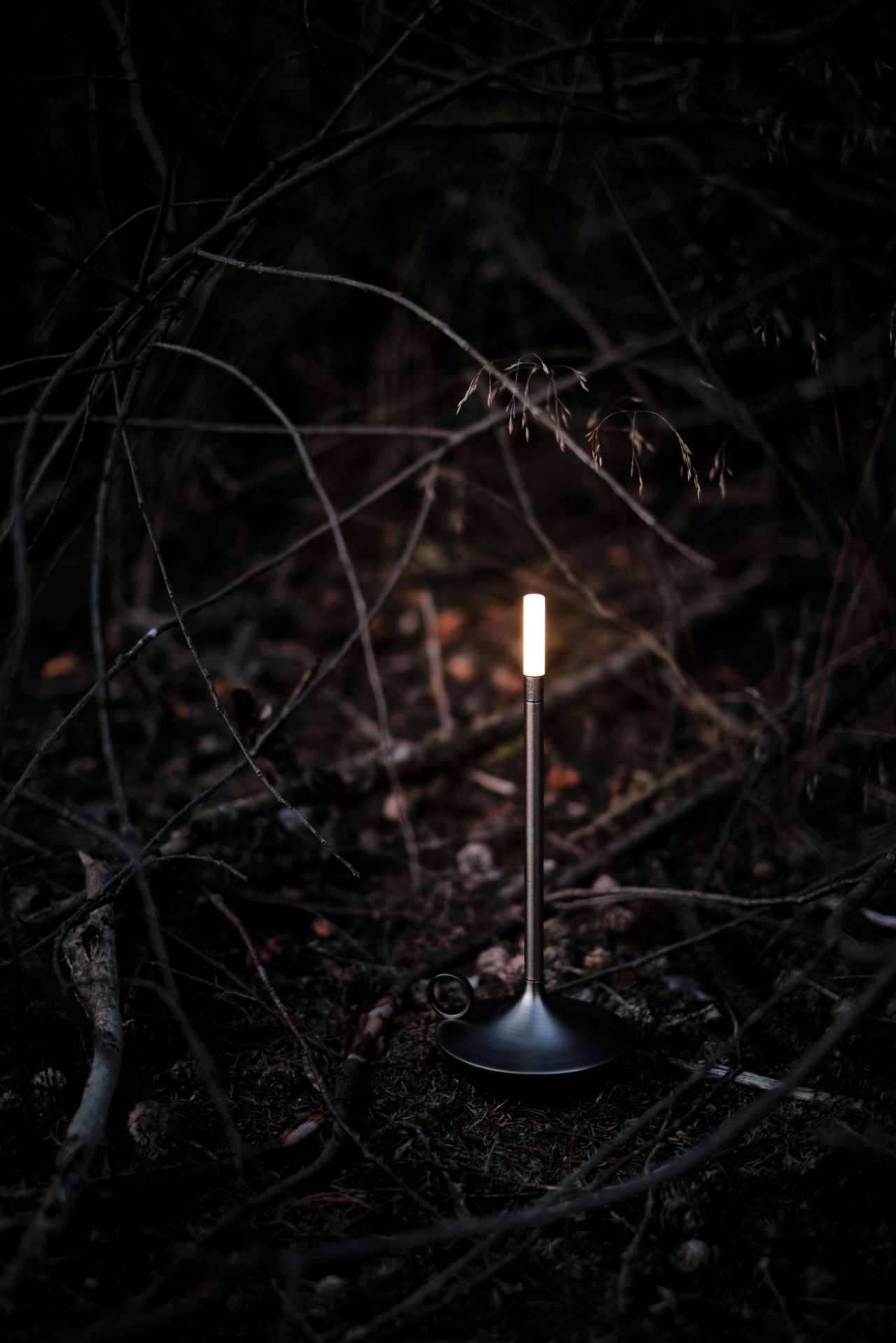 Wick Portable Akkuleuchte / Tischleuchte mit USB graphit Graypants