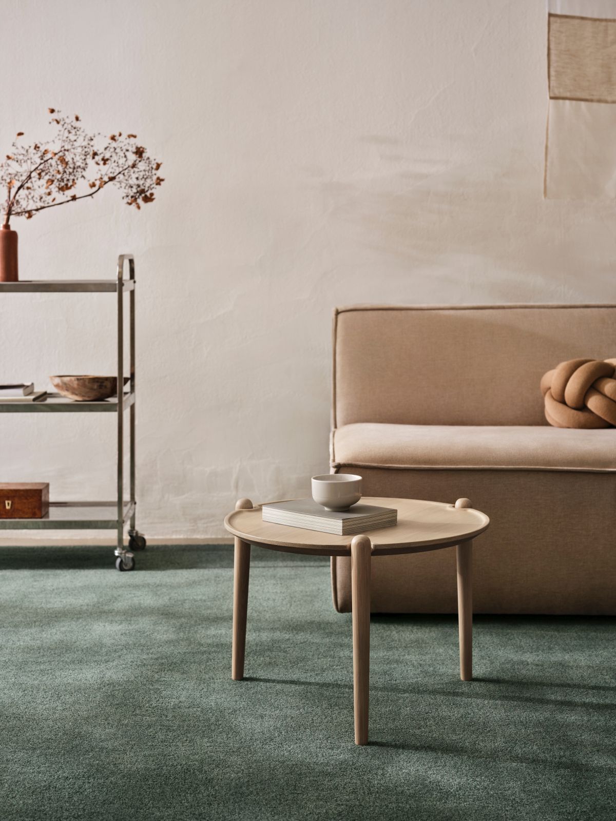 Aria Table Beistelltisch Low - Eiche hell Design House Stockholm