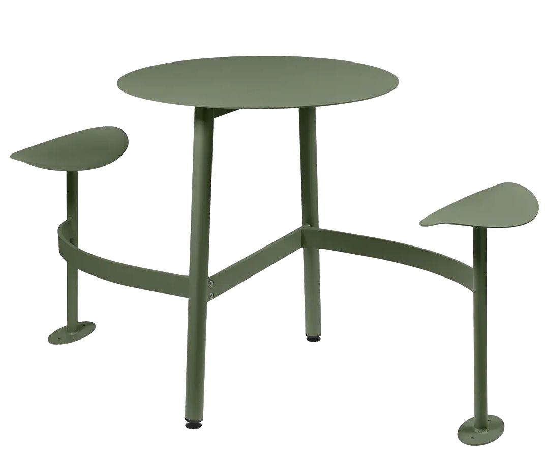Bolder 2-Sitzer-Tisch mit Sitzflächen Outdoor Fermob
