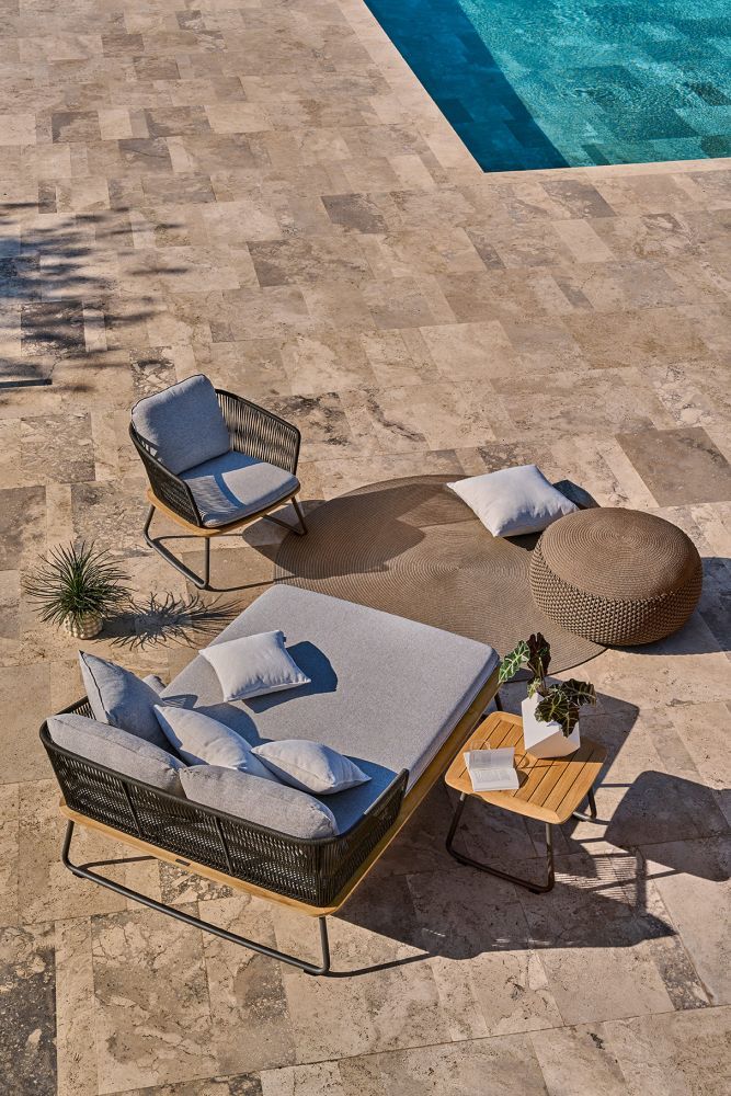 Pouf Hocker Groß Indoor / Outdoor Weishäupl 