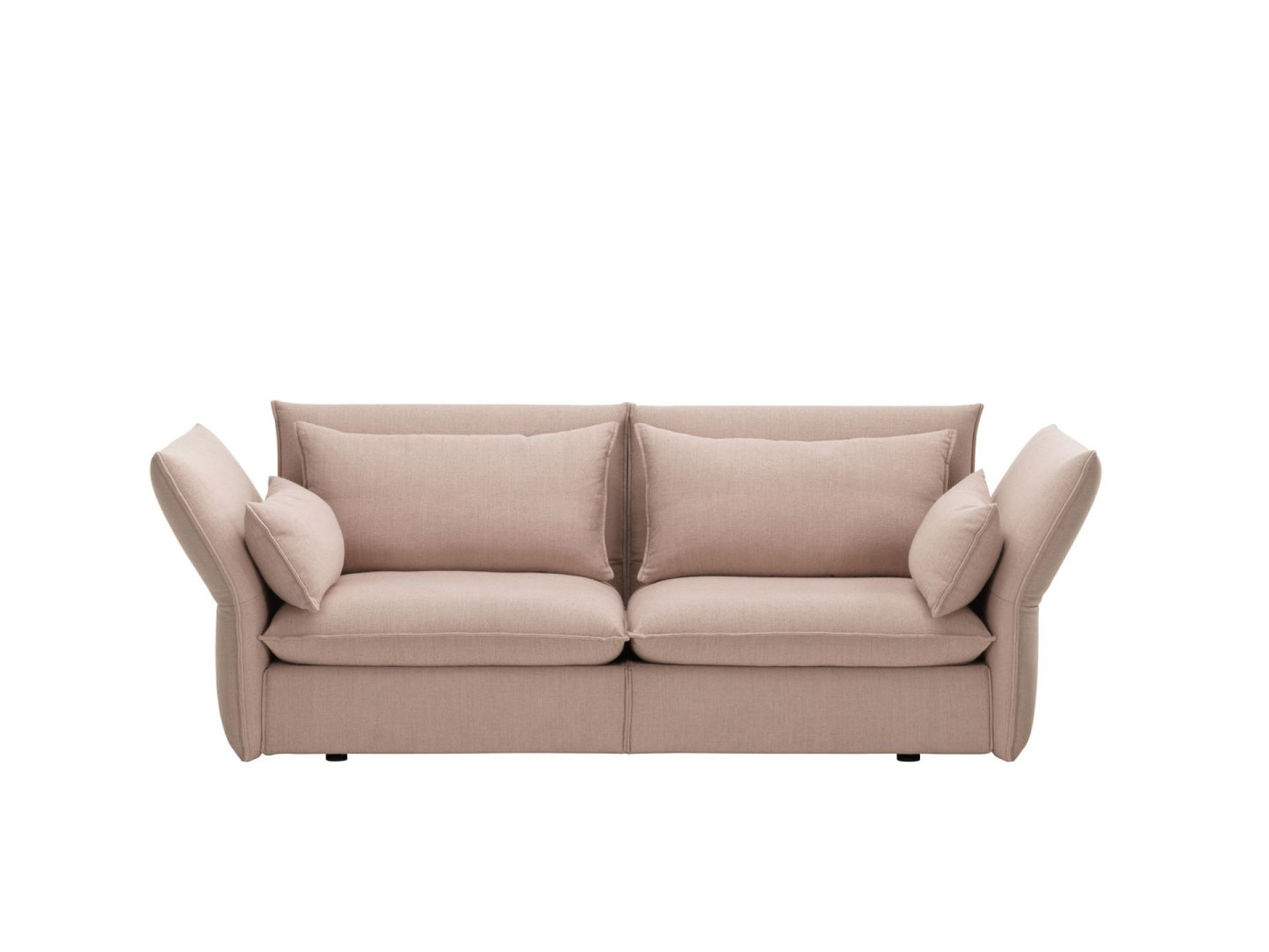 Beiges Mariposa Sofa von Vitra, 2,5-Sitzer mit Kissen, modernes Design für Wohnzimmer.