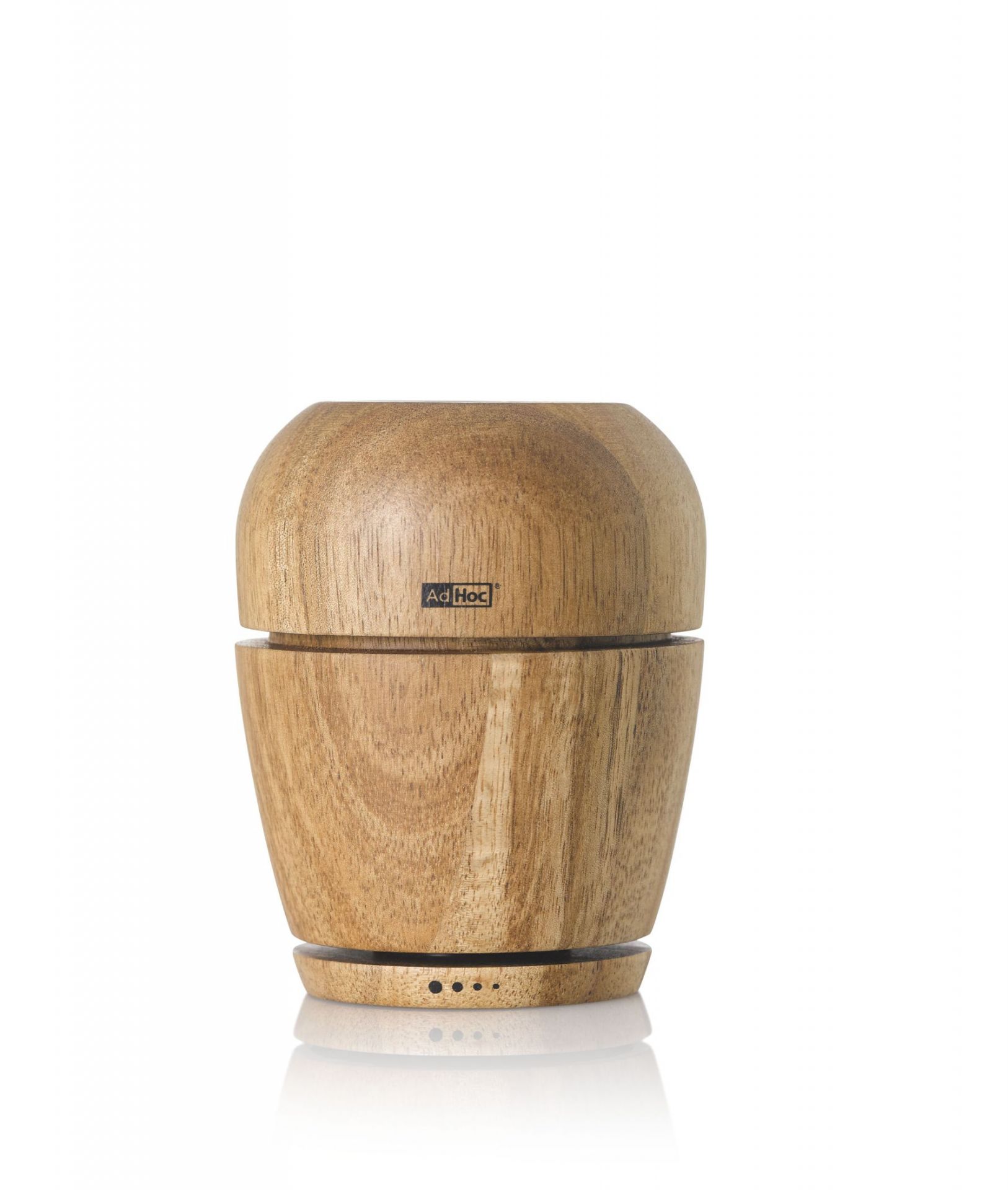 AdHoc Wish Akazienholz Mühle: Elegante Salz- oder Pfeffermühle aus hellem Holz, ein stilvolles Küchenaccessoire.