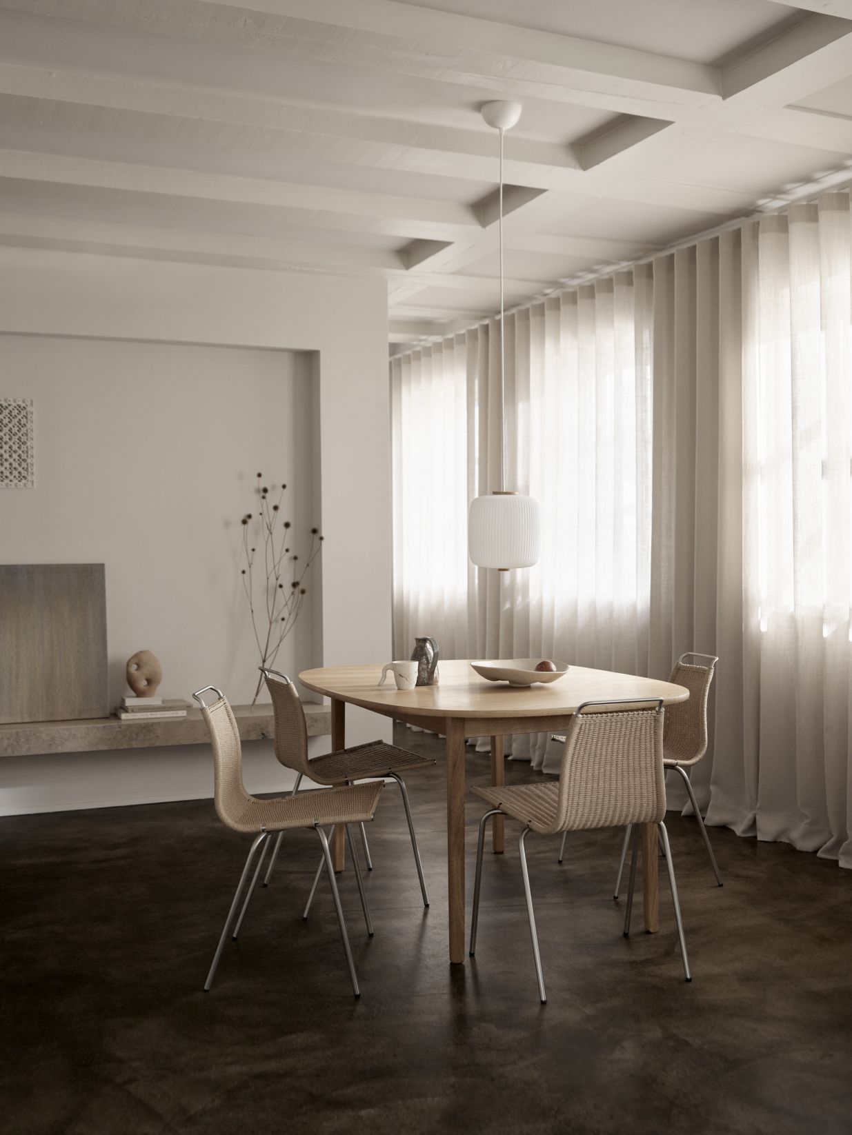 PK1 Stuhl Naturkordel Carl Hansen & Søn 