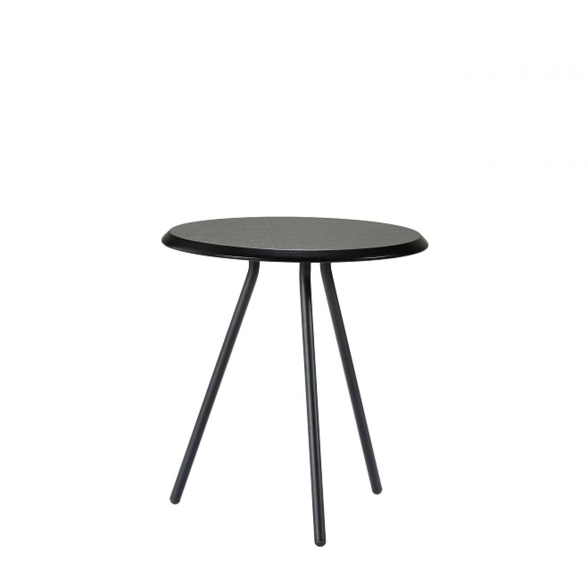 Soround Side Table Beistelltisch Ø 45 cm Woud schwarz 49 cm