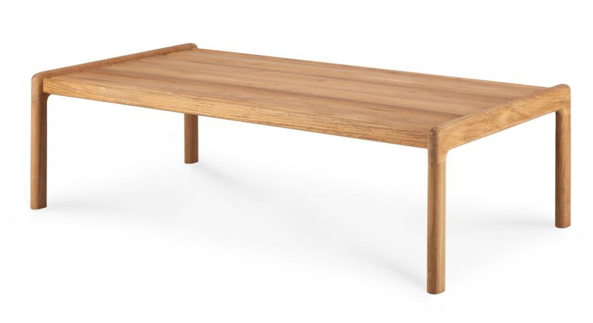 Jack Couchtisch aus Teakholz von Ethnicraft: Moderner Outdoor Tisch mit warmer Holzoptik.