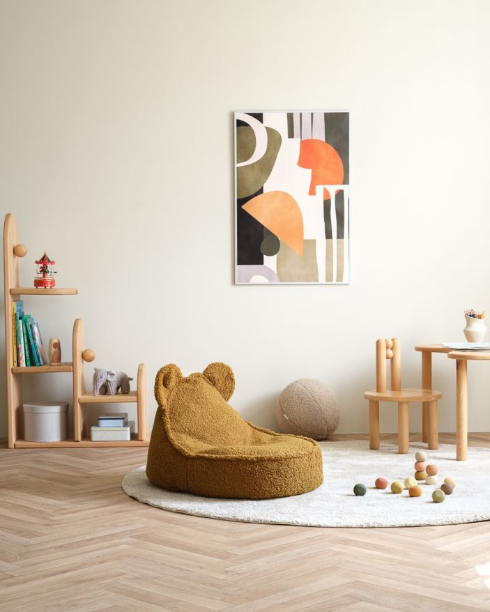 Teddy Kindersitzsack Teddystoff Ahorn Wigiwama