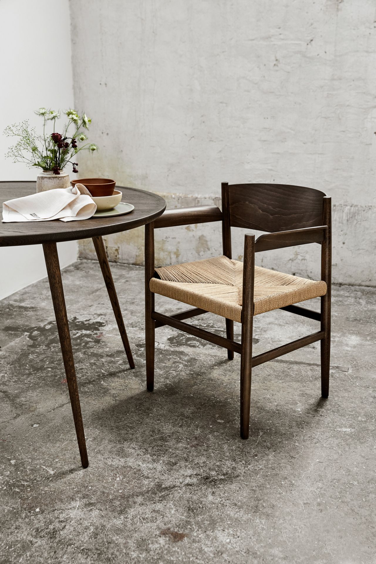 Nestor Stuhl Mater Eiche geflecht