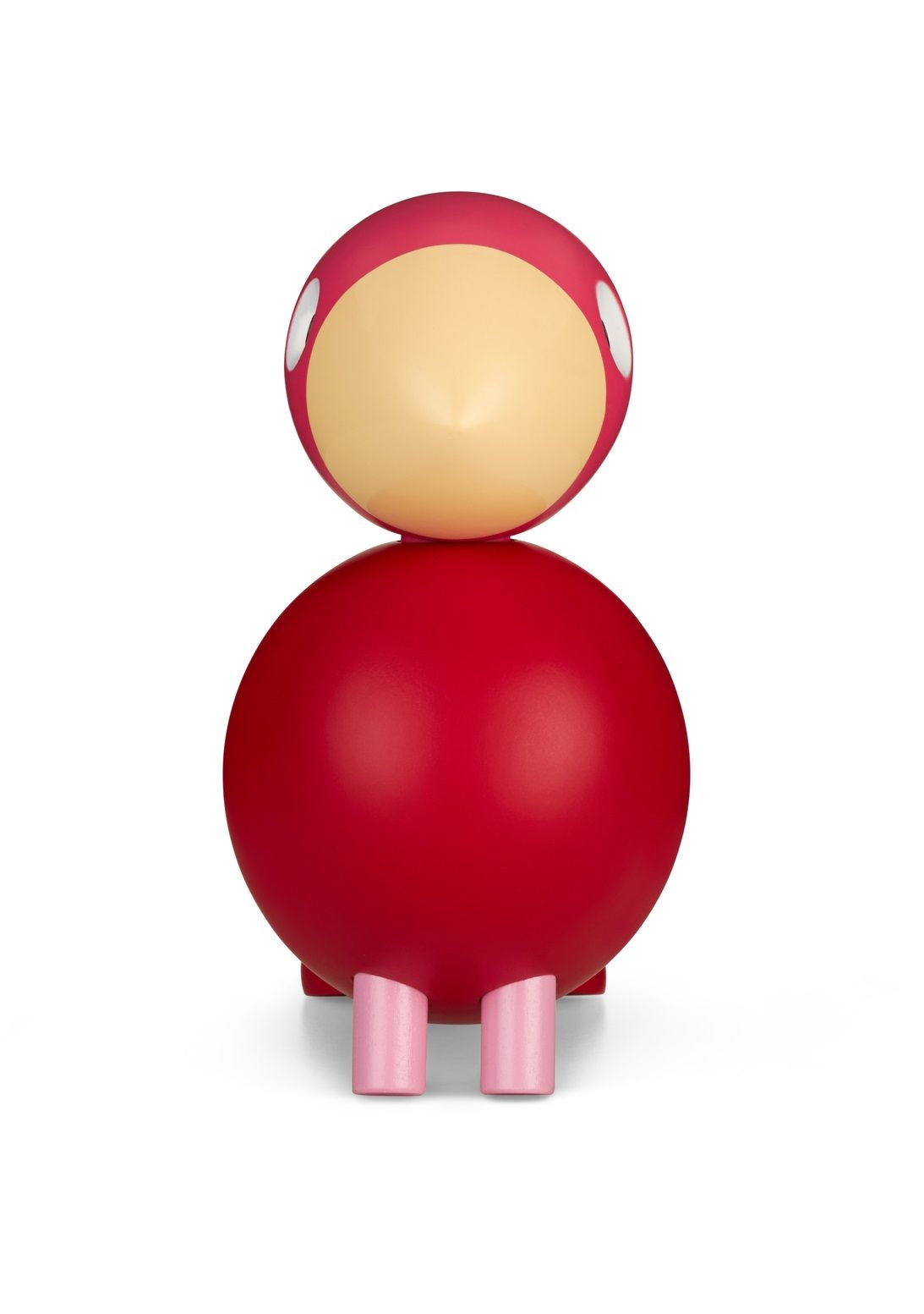 Roter Kay Bojesen Flora Year Bird 2024 Singvogel Holzfigur, dekorative Design-Holzfigur.