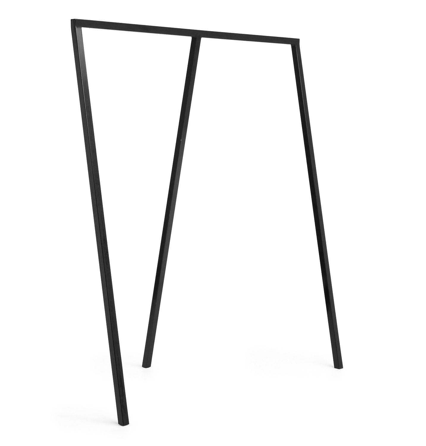 Schwarze Loop Stand Garderobe von Hay: Minimalistische Kleiderständer für Schlafzimmer und Ankleidezimmer.