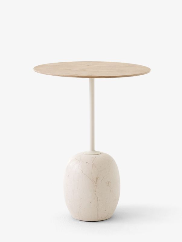 Lato LN8 / LN9 Beistelltisch mit Holzplatte AndTradition 