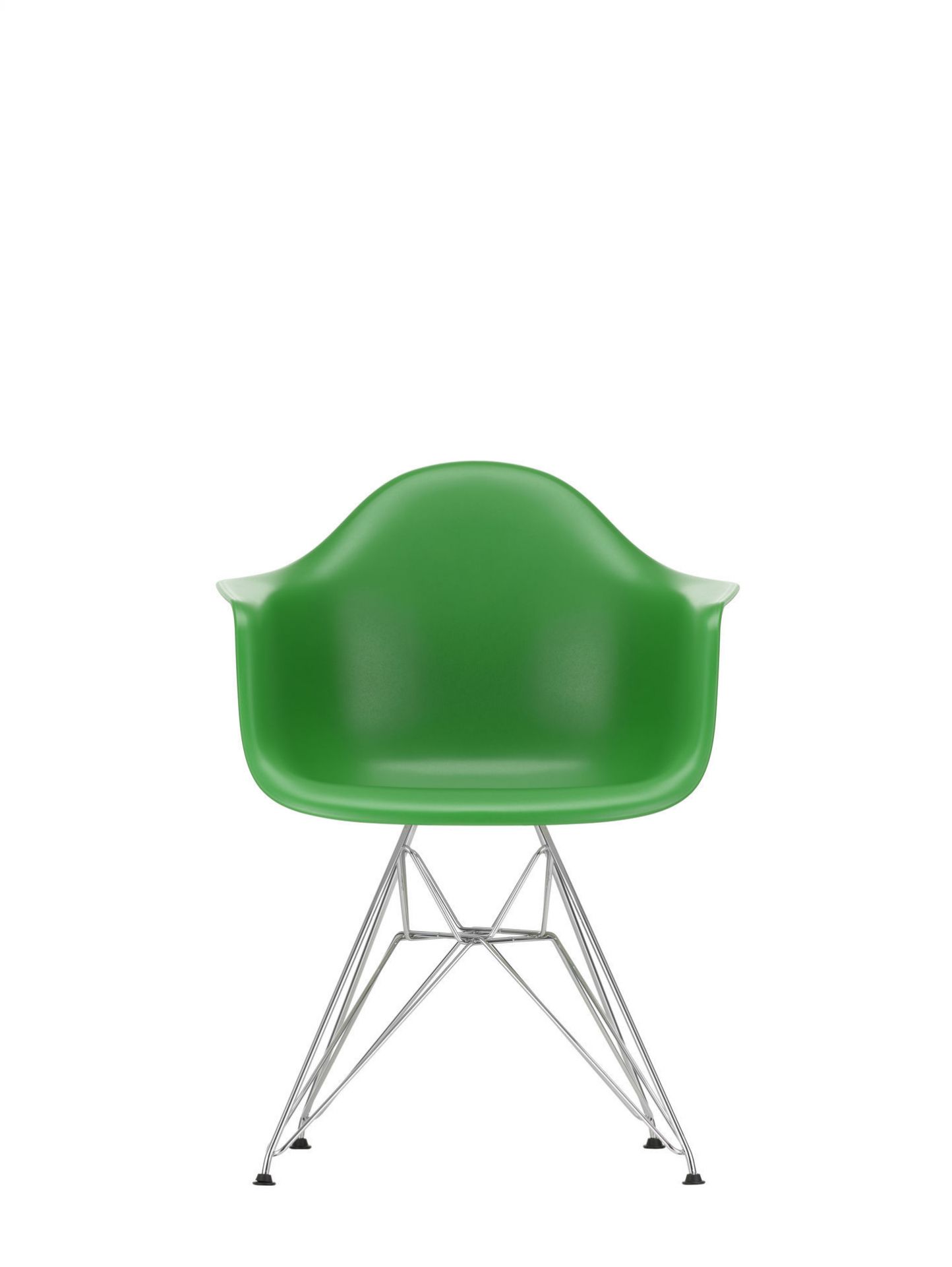 Eames Plastic Arm Chair DAR Stuhl Vitra Schwarz - Weiss
