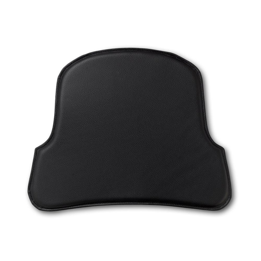Schwarzes Leder Sitzkissen für FH38 Windsor Chair, passend für Carl Hansen Stühle.