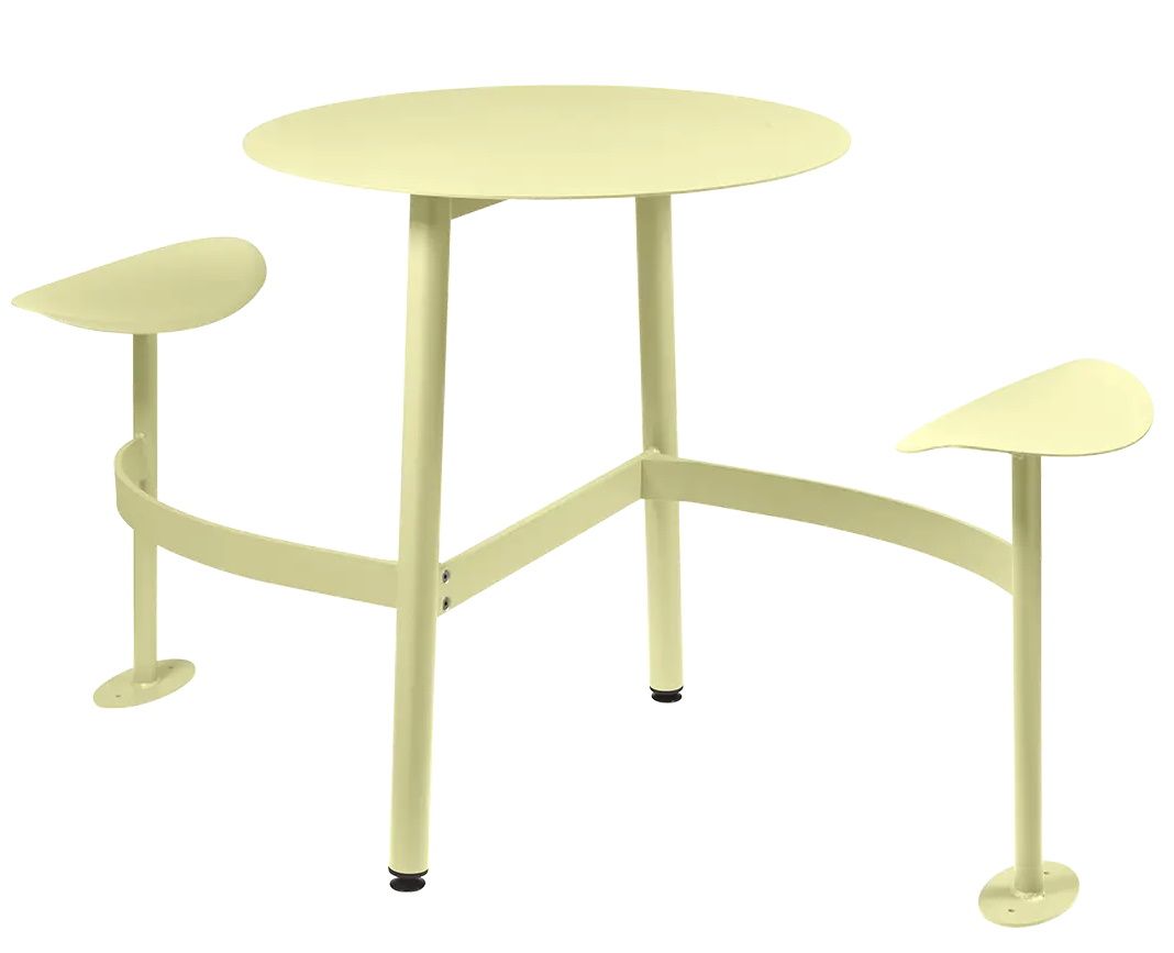 Bolder 2-Sitzer-Tisch mit Sitzflächen Outdoor Fermob