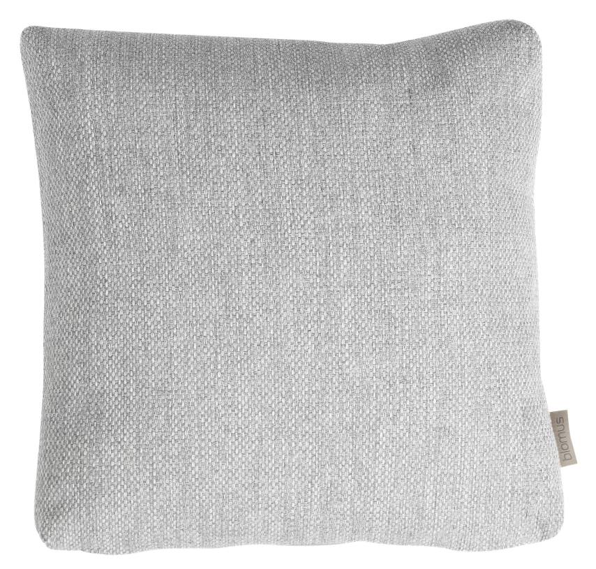 Graues Grow Outdoor Kissen von Blomus, 38x38 cm. Dekokissen für Gartenmöbel und Terrasse.