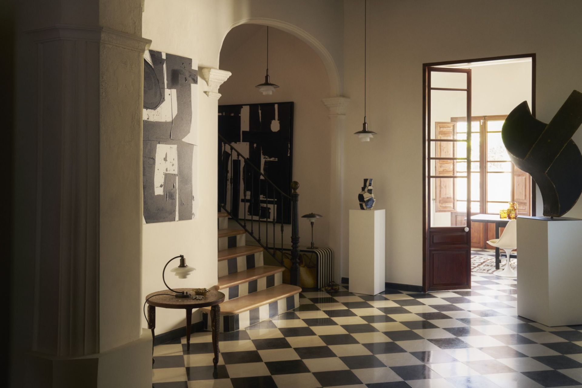 PH 3/3 Aged Brass Opal Pendelleuchte Louis Poulsen