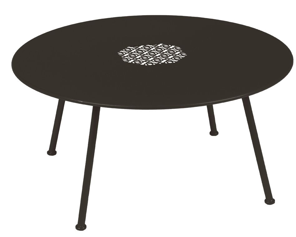 Lorette niedriger Outdoor Beistelltisch / Couchtisch Ø 80 cm Fermob