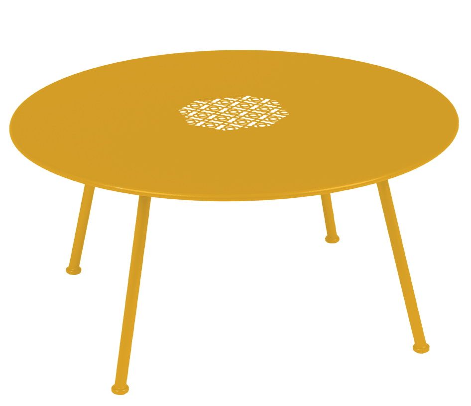 Lorette niedriger Outdoor Beistelltisch / Couchtisch Ø 80 cm Fermob
