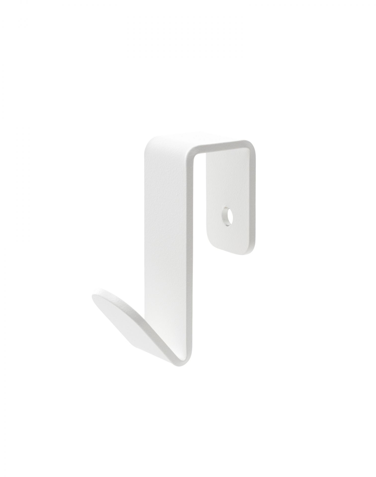 Weißer Flai Kleiderhaken für Müller Möbelwerkstätten Sekretär, modernes Design, praktische Garderobenlösung.