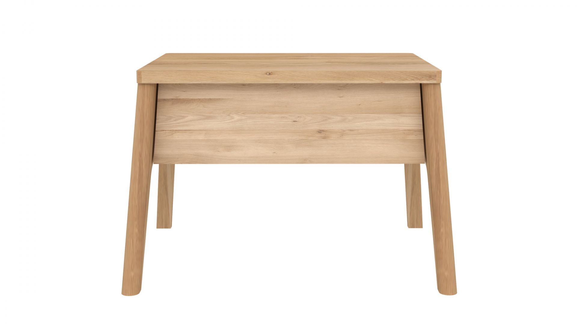 Air Nachttisch aus Eiche von Ethnicraft mit Schublade, moderne Schlafzimmermöbel aus Massivholz.