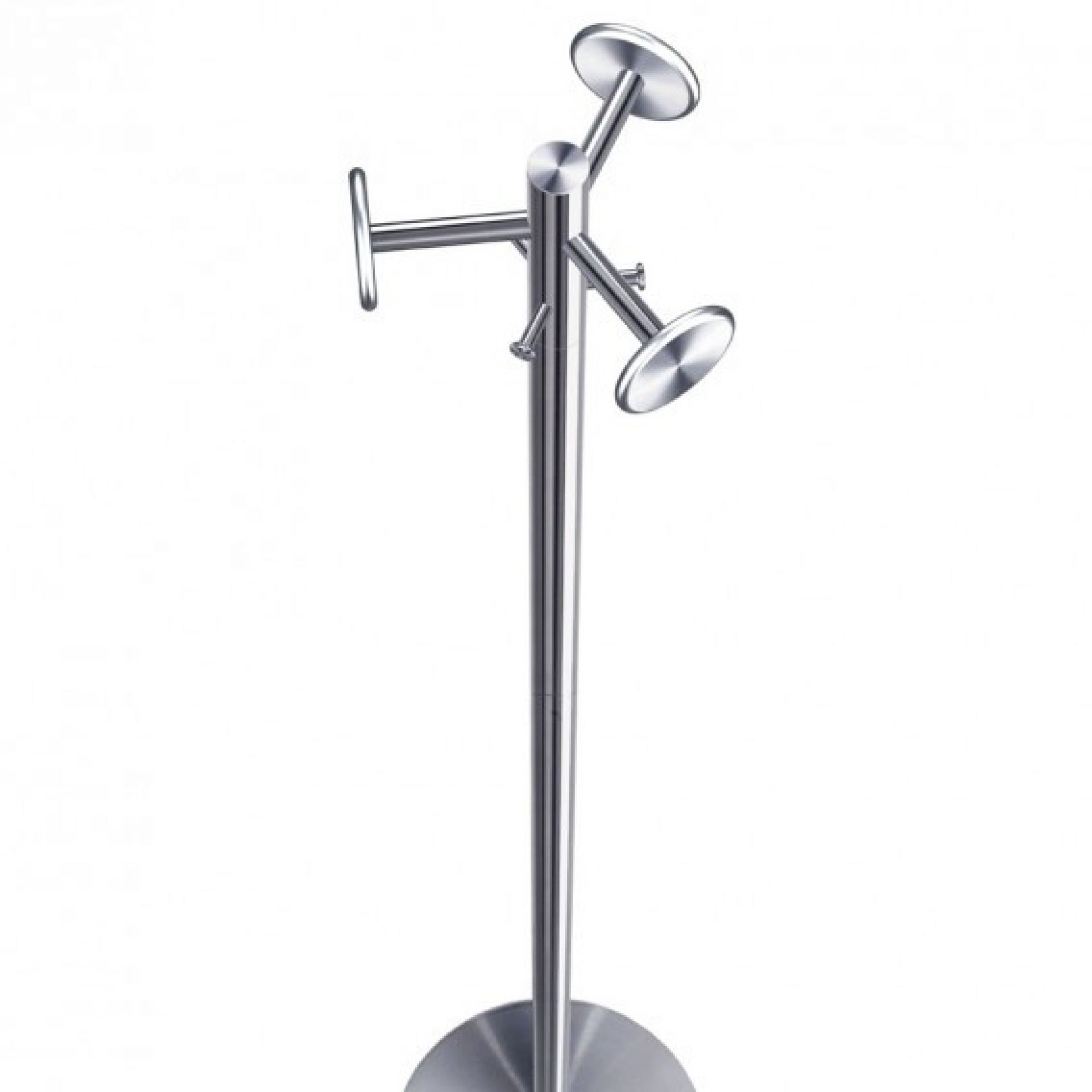 NOX EGO Kleiderständer aus Metall mit runden Haken und stabilem Fuß für Garderobe.