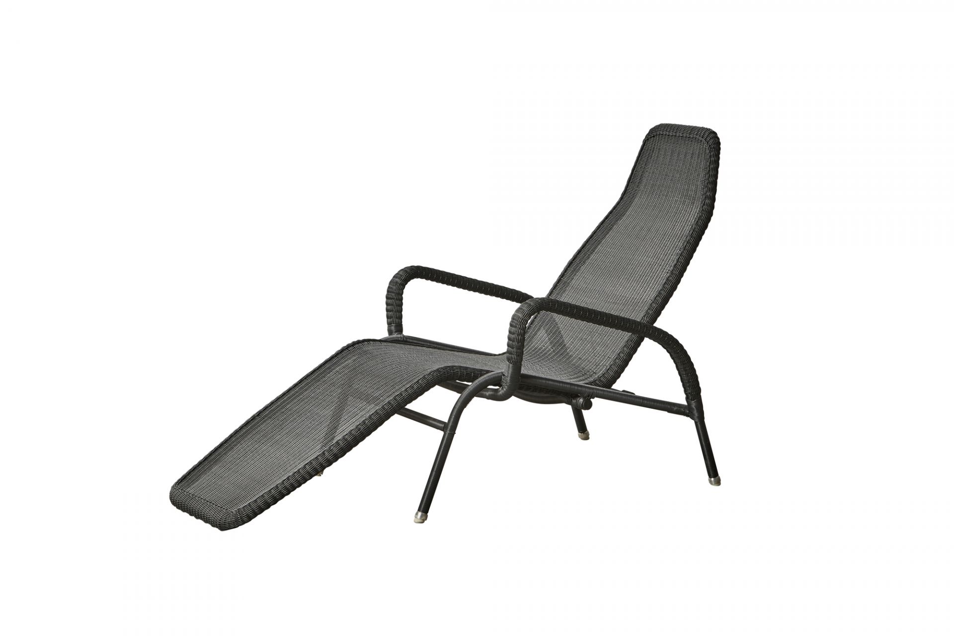 Sunrise Sonnenliege von Cane-Line, stapelbar, für den Garten oder die Terrasse.