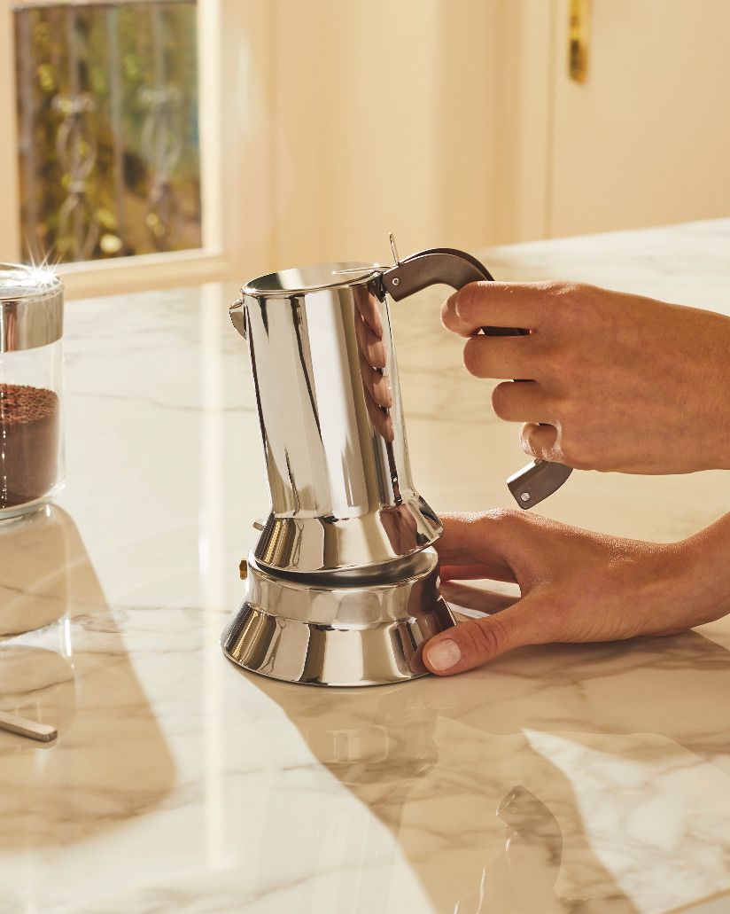 9090/6 Espressokocher für 6 Tassen Alessi