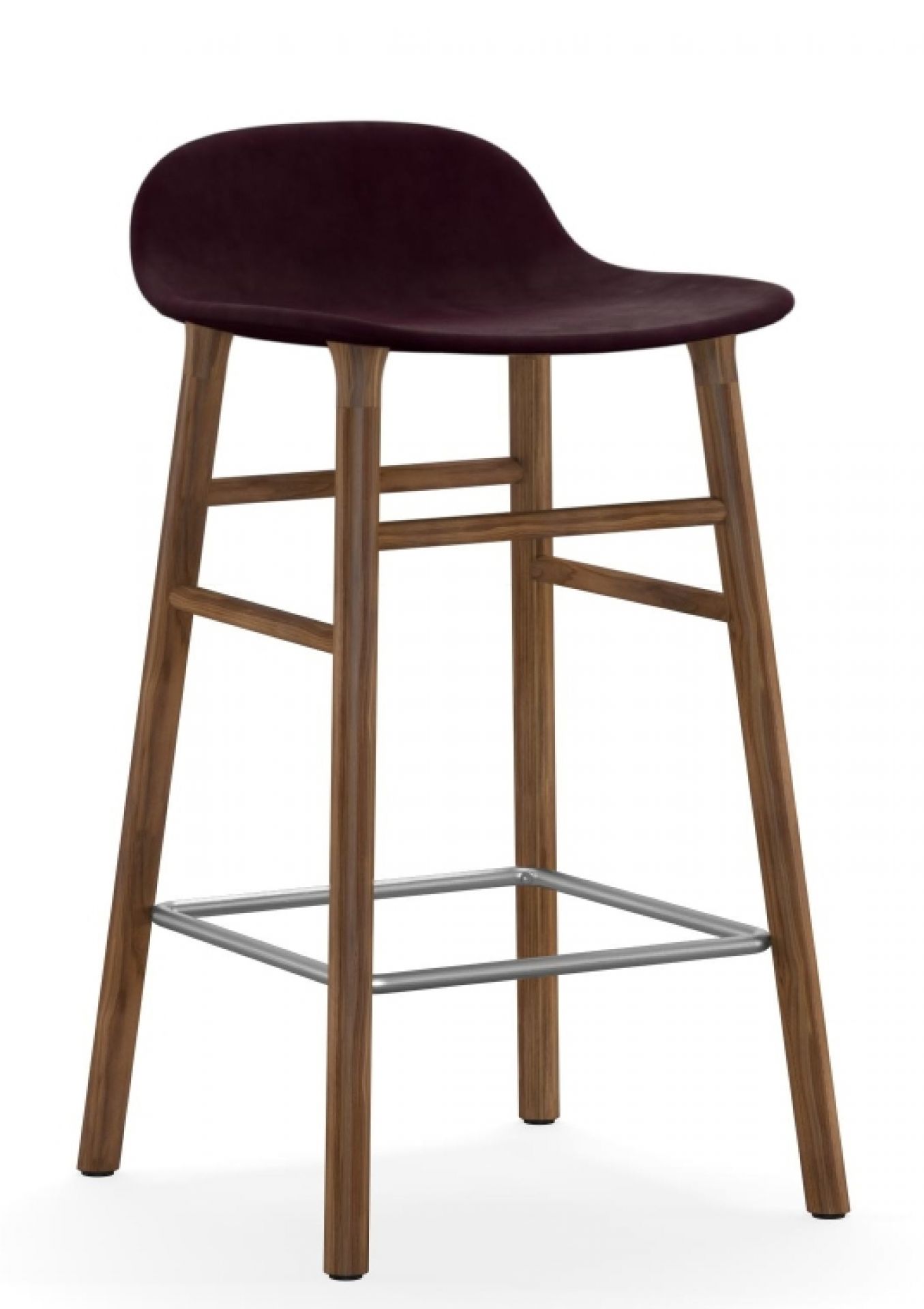 Form Barstool Barhocker H 75 cm Holz Gepolstert Normann Copenhagen