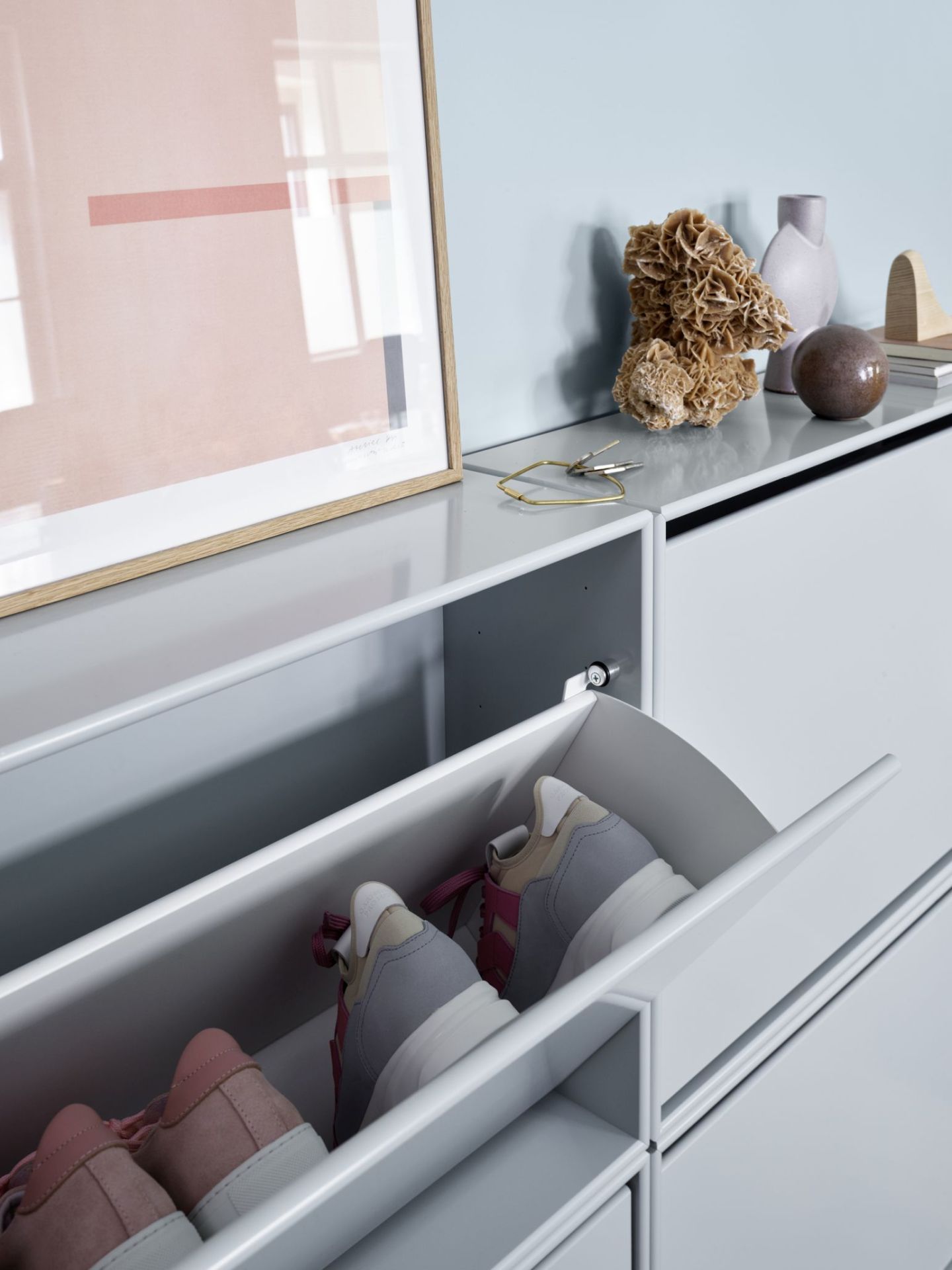 Hide Schuhschrank Oat Montana QUICK SHIP