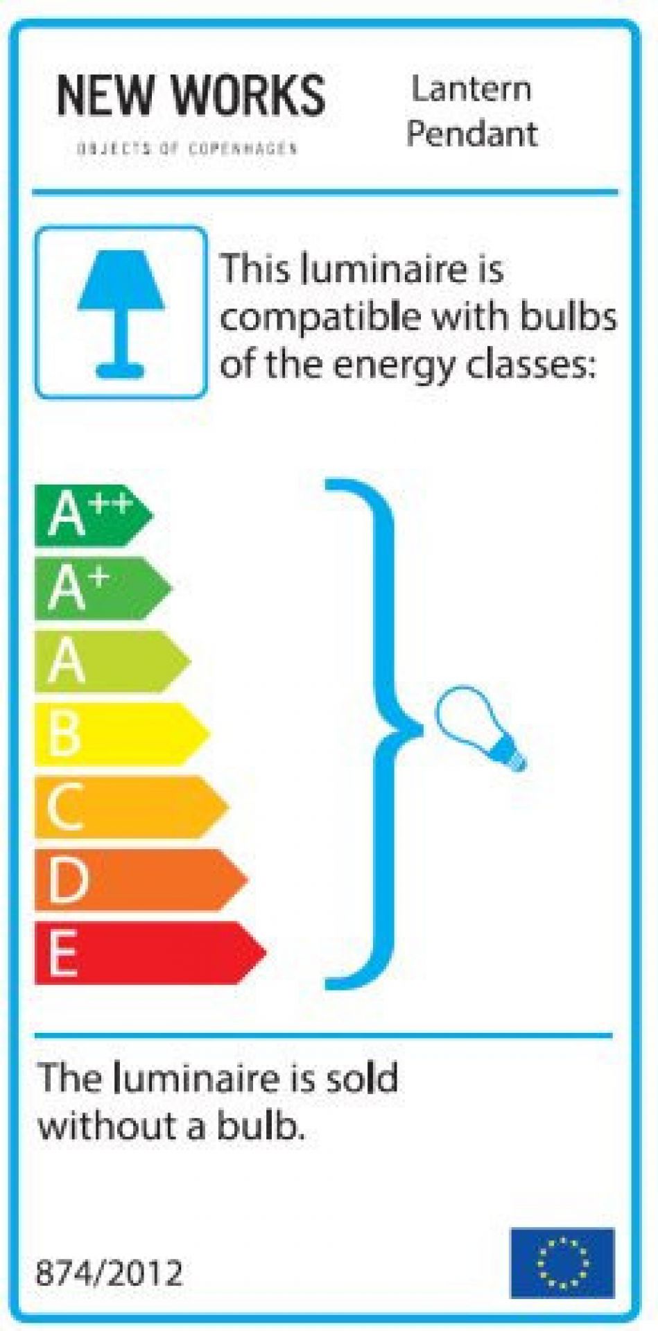 Lantern Pendant Pendelleuchte Ø40 x H40 cm New Works EINZELSTÜCK