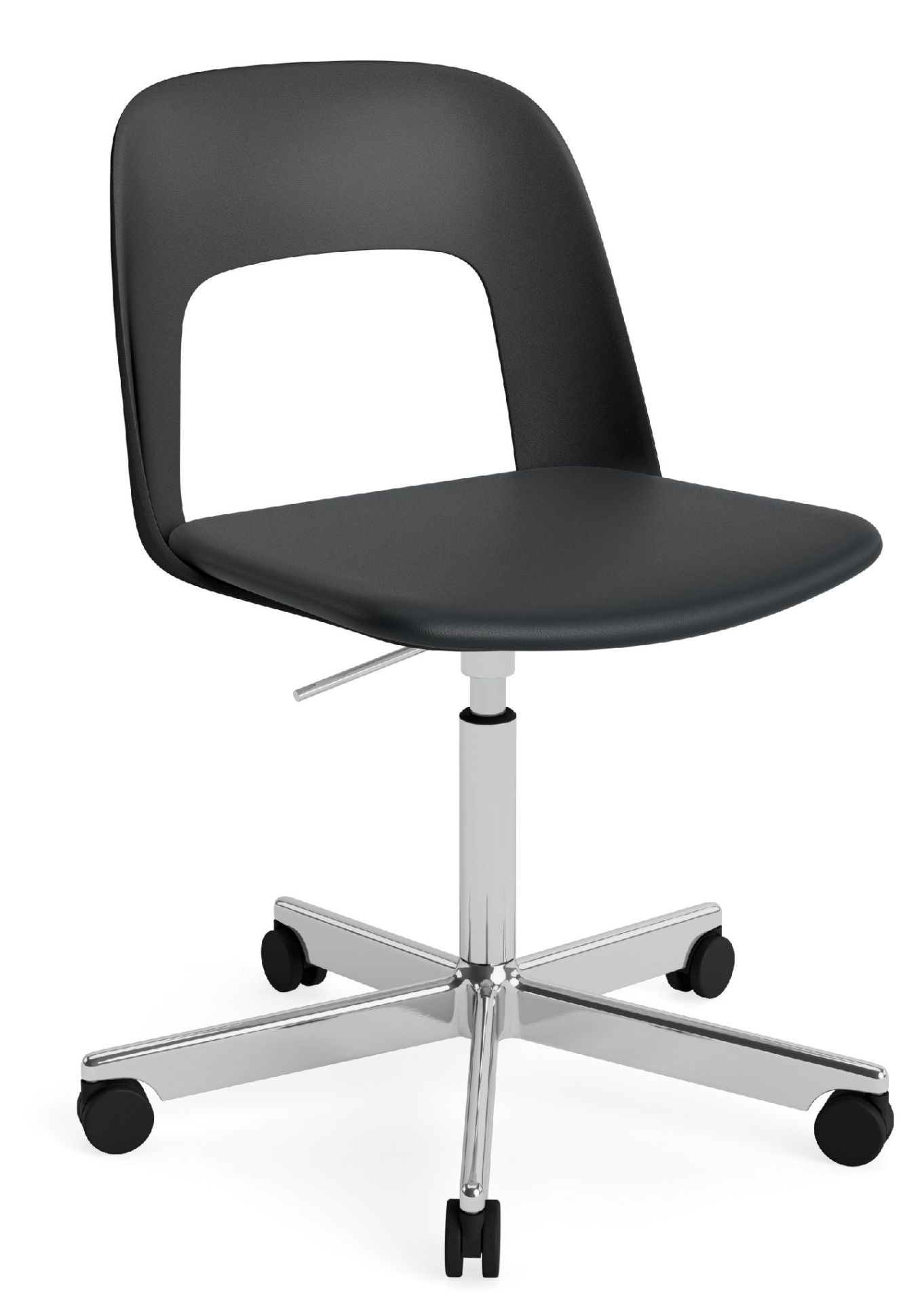 Layout Side Chair 143 5-Stern Drehfuß Stuhl Hay