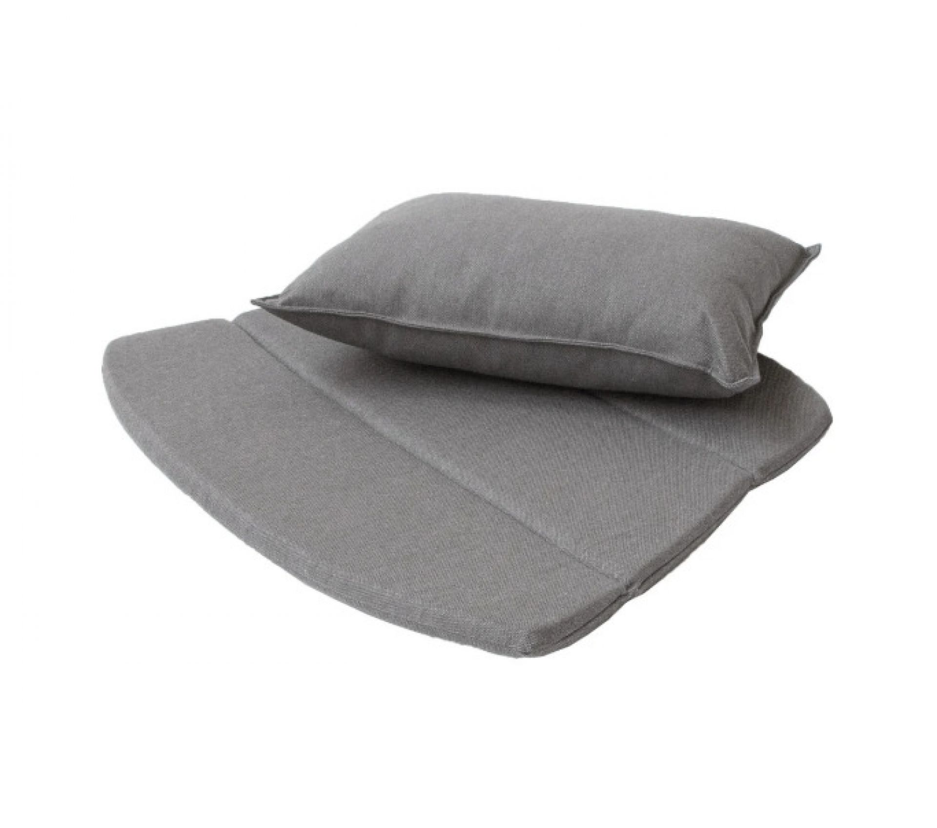 Cane-Line Breeze Kissen-Set taupe für Loungesessel: Sitzkissen und Rückenkissen für Outdoor-Möbel.