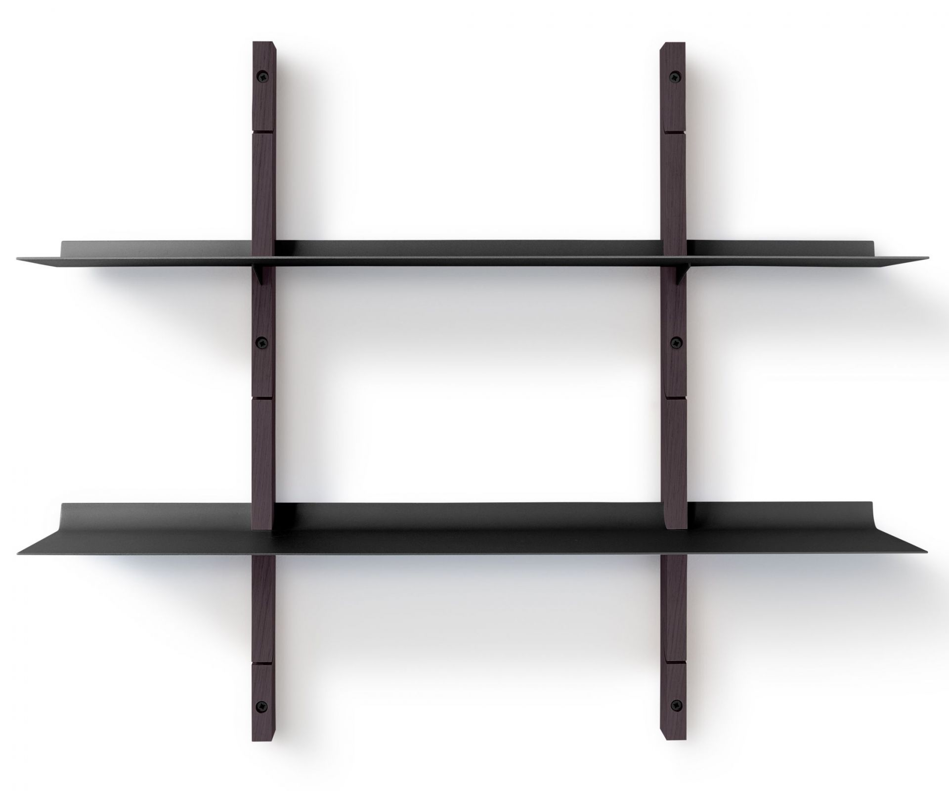 Smile Regal Set von Eva Solo, Eiche geräuchert schwarz, zwei Regalböden.