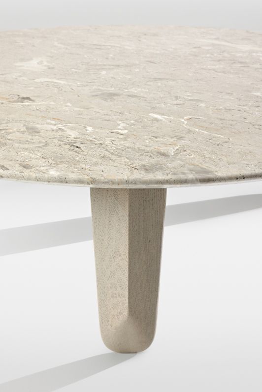 Kuyu Marble Rund Marmor Couchtisch Rund Zeitraum