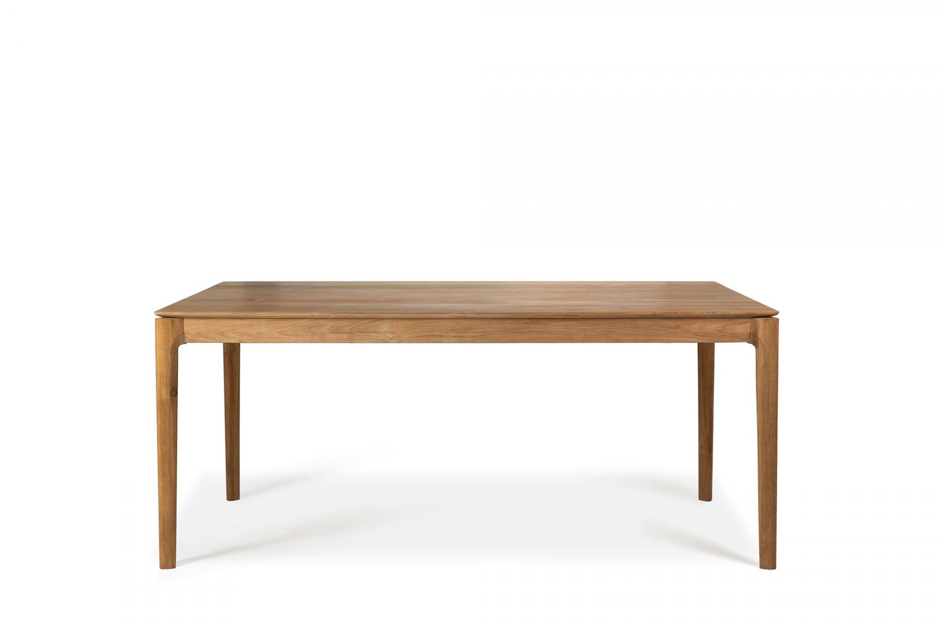 Ethnicraft Bok Teak Esstisch, ausziehbar, Breite 180 cm, modernes Design für Esszimmer.