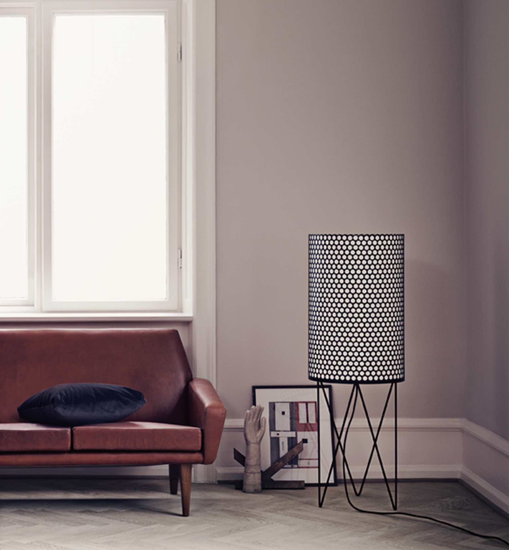 Pedrera Stehleuchte PD2 weiß Gubi