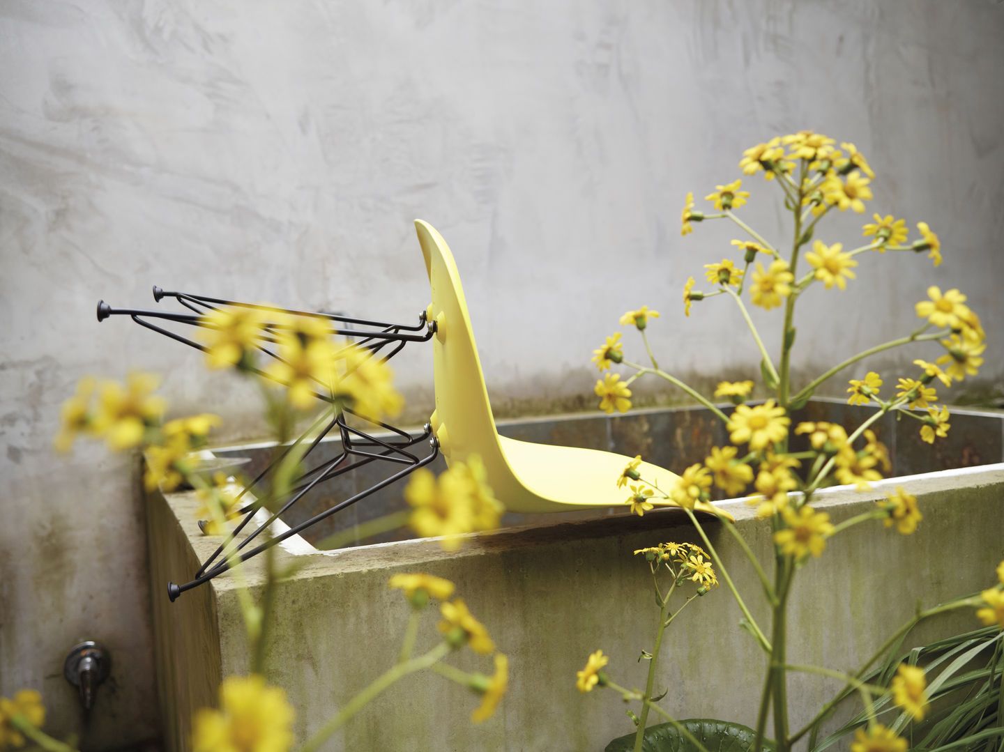 Eames Fiberglass Chair DSR Stuhl Vitra